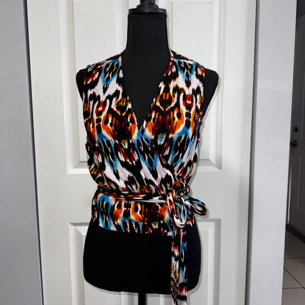 New York & Company Vibrant Patterned Tank Top